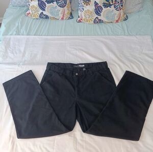 Carhartt Men's Relaxed Fit Black 38x30 Canvas Work Pants Model BN2291-M